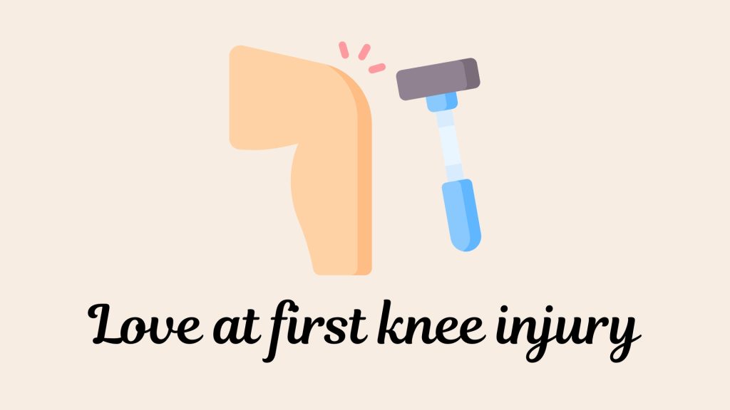 Love at first knee injury