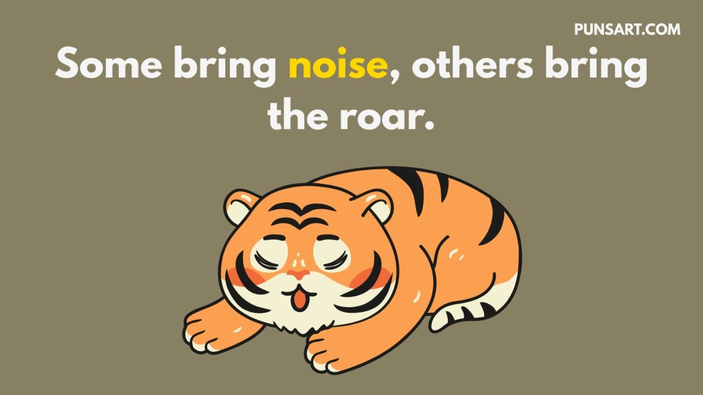 Some bring noise, others bring the roar.