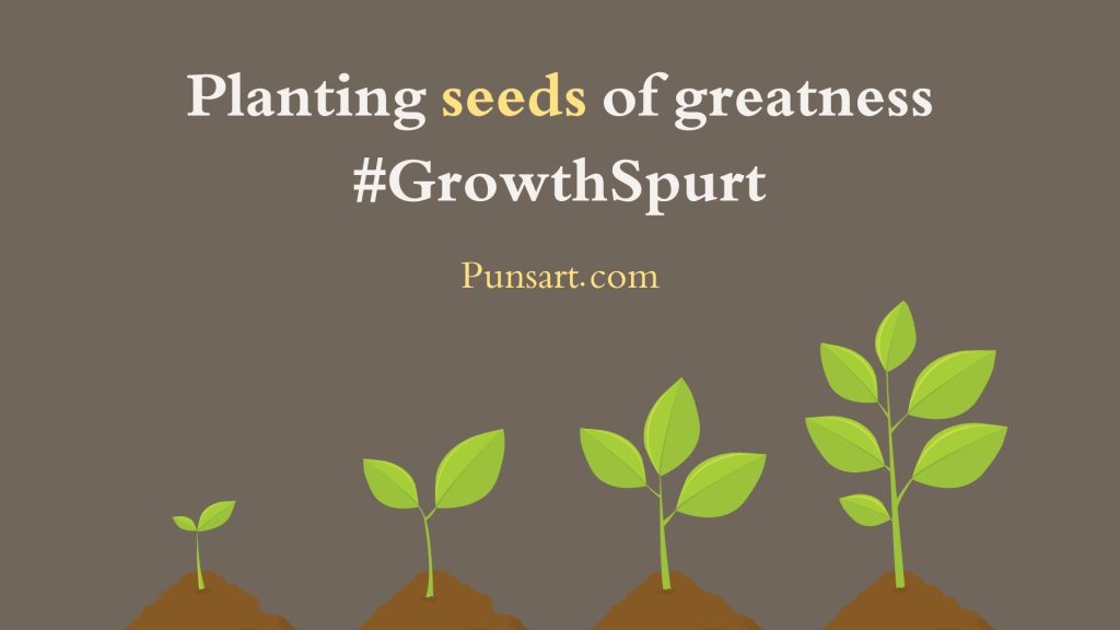 Planting seeds of greatness #GrowthSpurt