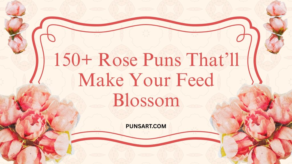 150+ Rose Puns That’ll Make Your Feed Blossom