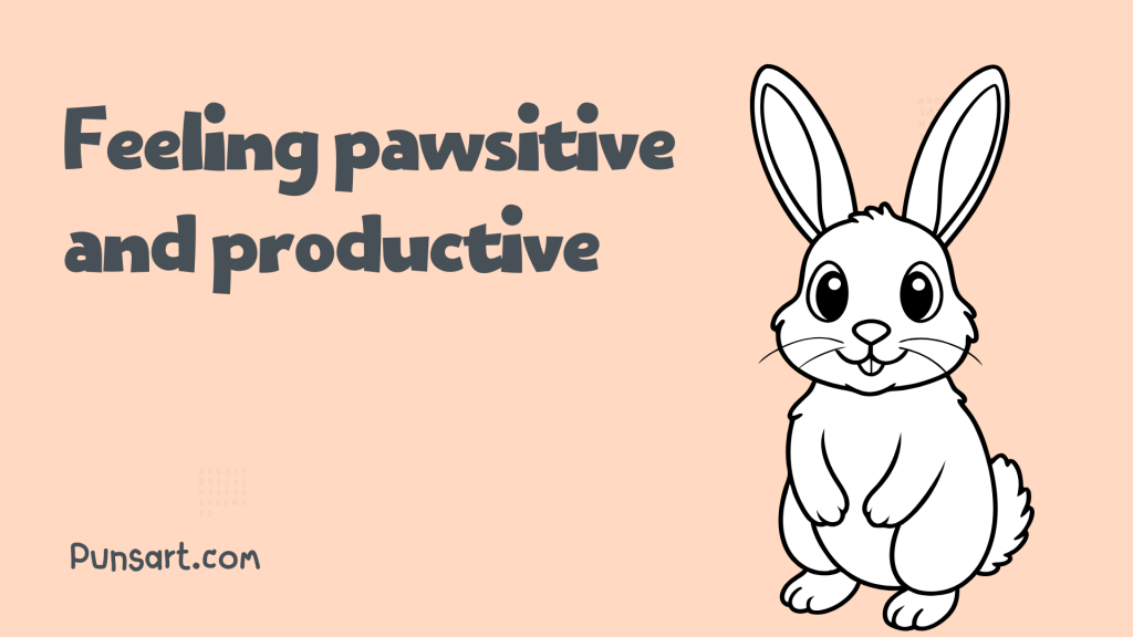 Feeling pawsitive and productive.