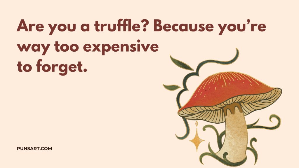 Are you a truffle? Because you’re way too expensive
to forget.